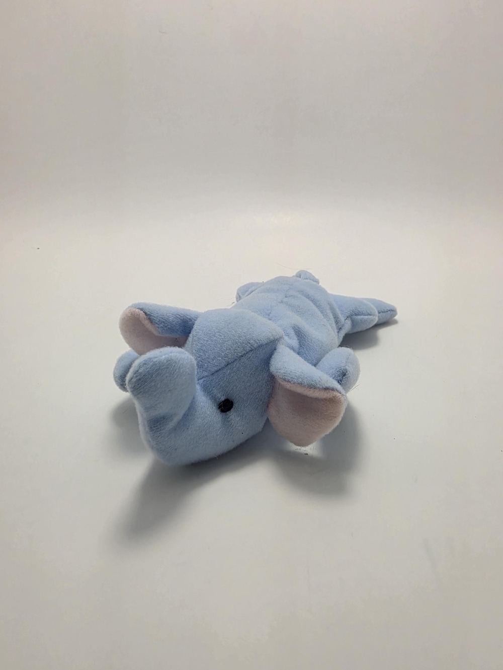Ty McDonald’s Teenie Beanie “Peanut” the Light Blue Elephant! (3 inch) No Tag